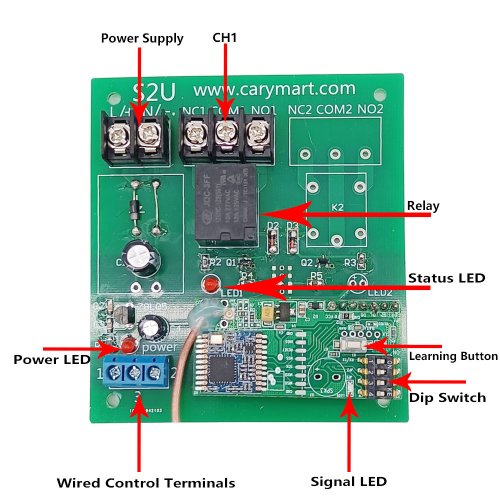 Super-Far Distances DC Voltage Output Wireless Remote Control