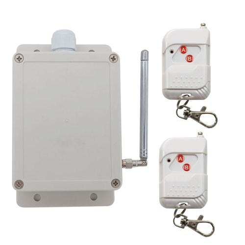 2 Way DC Power 10A Relay Output Waterproof Wireless Remote Control Switch  Kit (Model: 0020196)