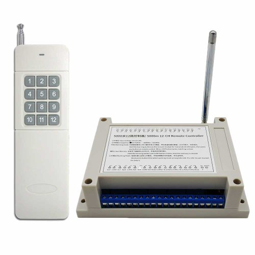 15000 Feet 5000 Meters 12 Channels RF Wireless Remote Control Switch System
