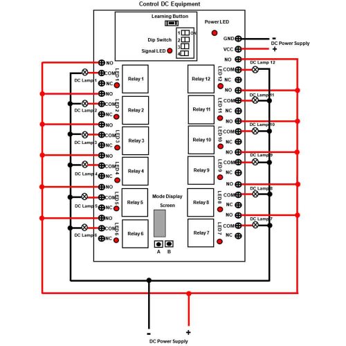 Long Range 2 Km DC 12V 1 Channel Wireless RF Remote Control Switch